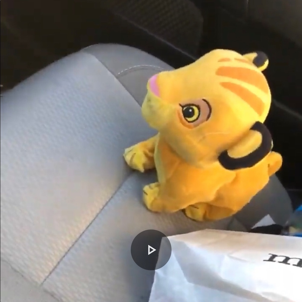 Disney Simba Plush Toy, (Roar/walk)❤️